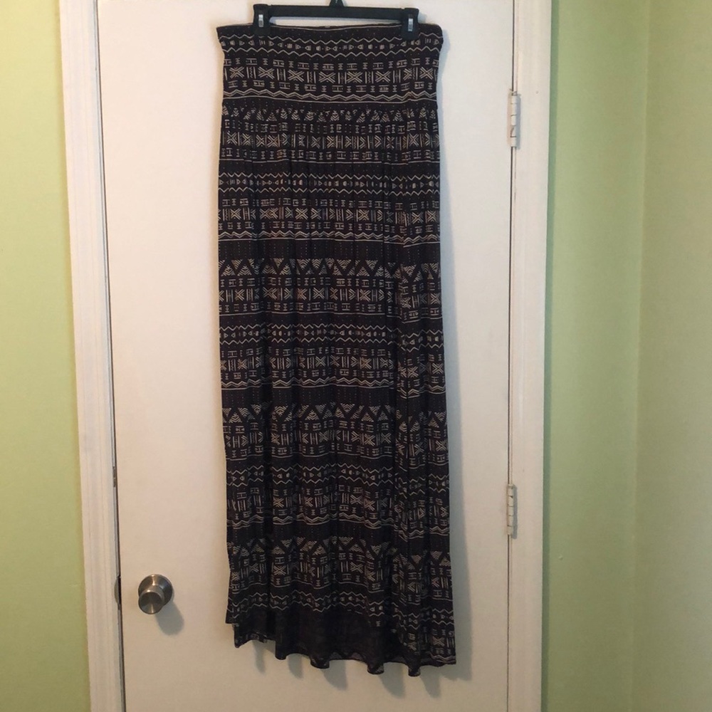 Boho maxi skirt